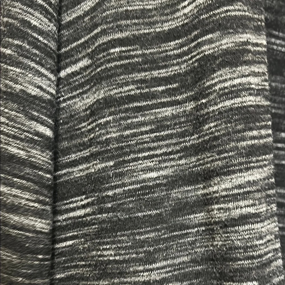 Simply Irresistible Black and Gray Asymmetrical Cardigan Sweater - Picture 5 of 6